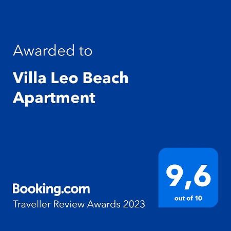 Villa Leo Beach Apartment Podgora Bagian luar foto